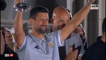 Djokovic's emotional welcome in Serbia