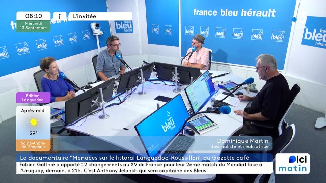 Dominique Martin-Ferrari, réalisatrice du film Menaces sur le littoral Languedoc Roussillon