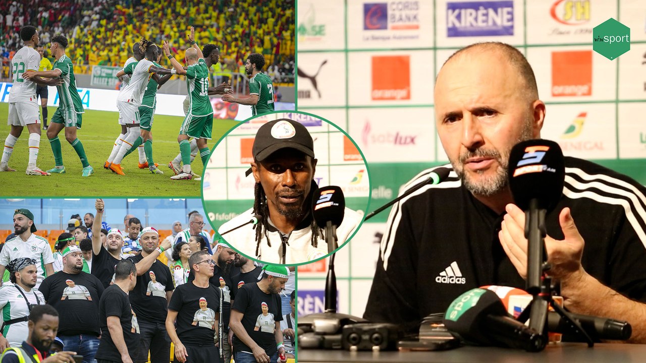 Amical Sénégal - Algérie (0-1) Conférence de Presse d'Après match du coach Djamel Belmadi