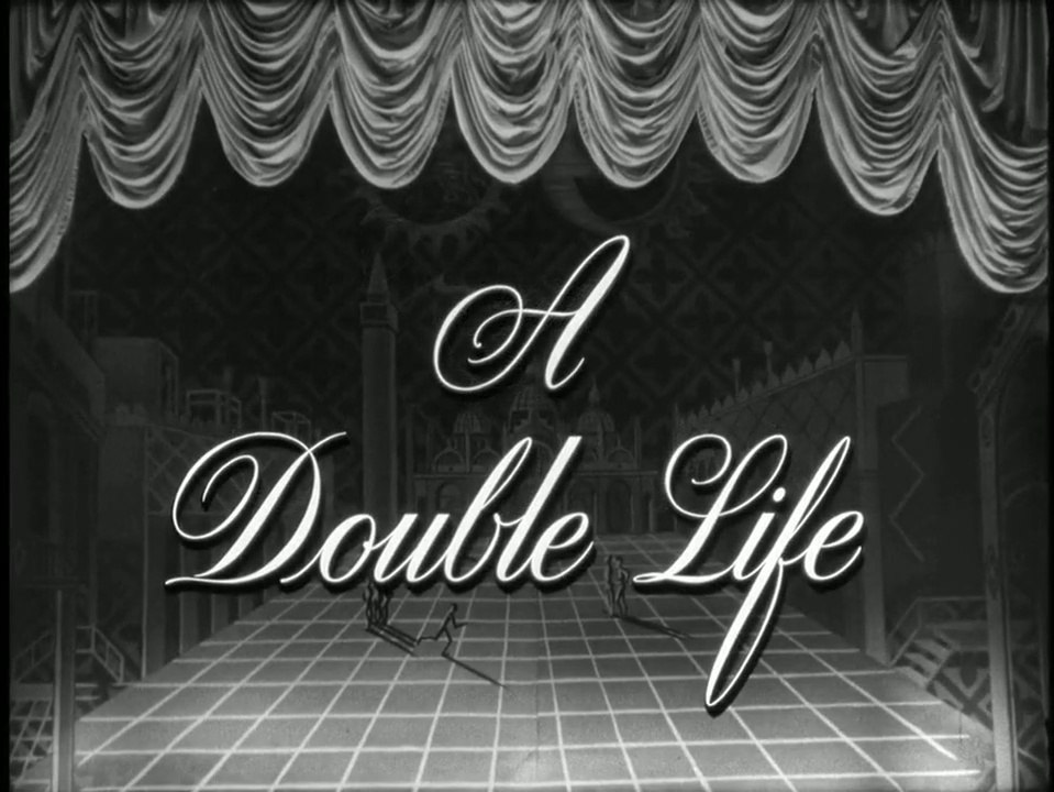 DOPPIA VITA (A Double Life, 1947) - Clip: Dietro le quinte