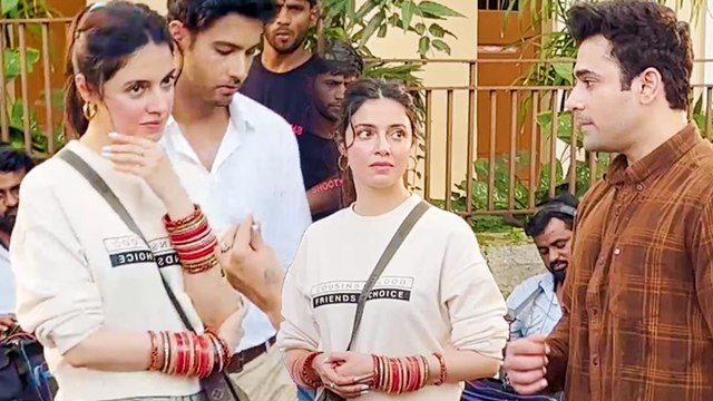 Divya Khosla Kumar, Meezaan Jafri और Pearl V Puri फिल्म Yaariyan 2 की शूटिंग पर