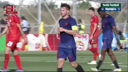 Netherlands vs North Macedonia 2-0 Highlights  Euro Qualification U21 12-09-2023