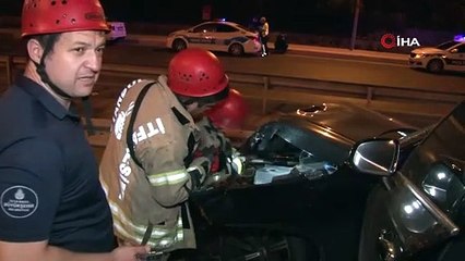 Kartal'da 5 aracın karıştığı zincirleme kazada 1 kişi yaralandı