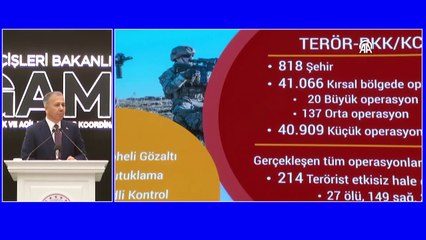 İçişleri Bakanı Yerlikaya: Uyuşturucu tacirlerinin, örgütlerin tepesine çökeceğiz