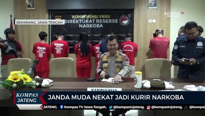 Janda Muda di Semarang Nekat Jadi Kurir Narkoba