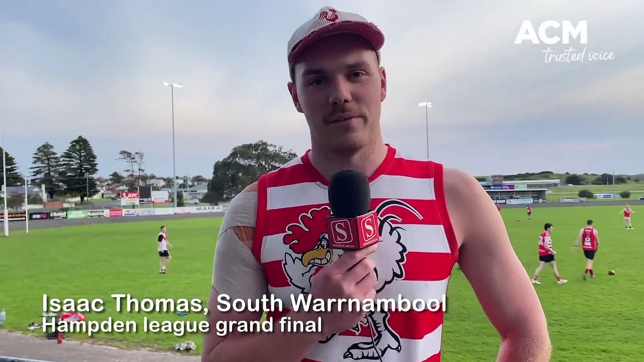 Hampden grand final: South Warrnambool footballer Isaac Thomas