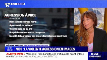 Descargar video: Femme rouée de coups à Nice: les images de son agression en pleine rue