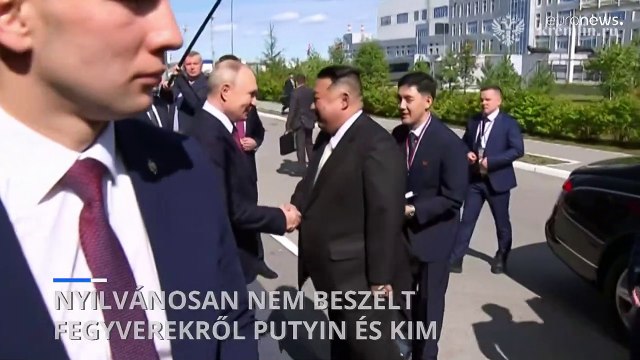 Célba ért Kim Dzsongun vonata Oroszországban: Vlagyimir Putyin a Vosztocsnij Űrközpontban várta
