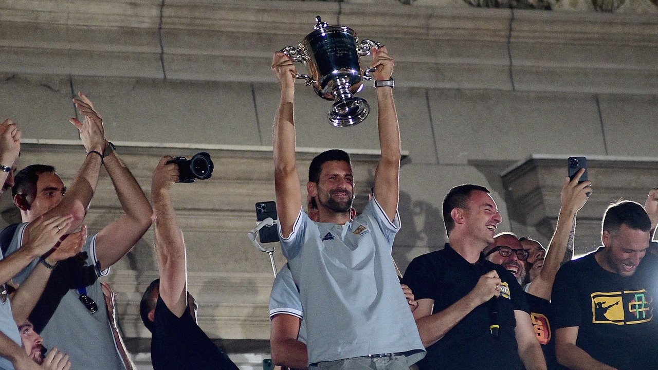 Tränen inklusive: Djokovic feiert US-Open-Titel mit Basketballern und Fans