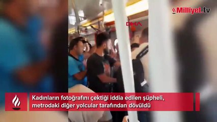 Kadınların fotoğrafını çektiği iddia edildi, yolcular dövdü