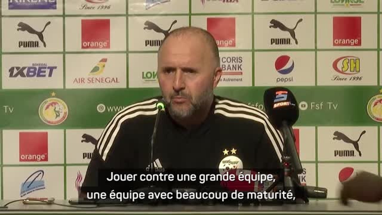 Algérie - Belmadi après la victoire contre le Sénégal : "On a eu ce pour quoi nous sommes venus"
