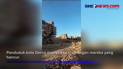 Diperkirakan 5 Ribu Orang Tewas Akibat Badai Dasyat di Derna, Libya