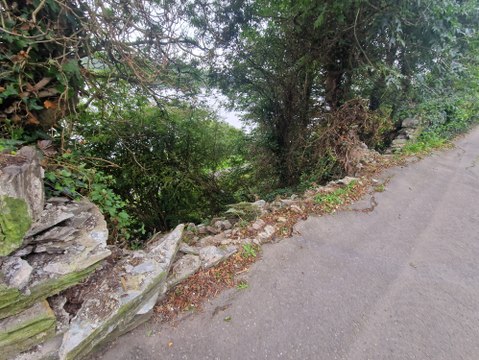 Wall collapses and falls five metres from Letterkenny Road onto ‘the line’