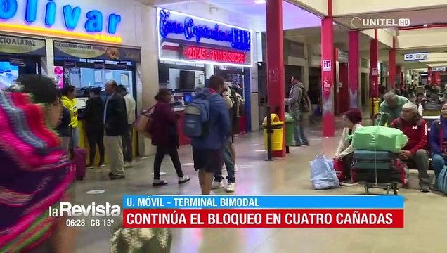 Este miércoles, sigue el bloqueo en Cuatro Cañadas, ruta que une Santa Cruz y Beni