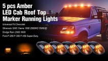 2023 LOYO Searchlight Warning Amber Flashing Running Clearance White Smoke Truck Rooftop Led Cab Roof Marker Lights