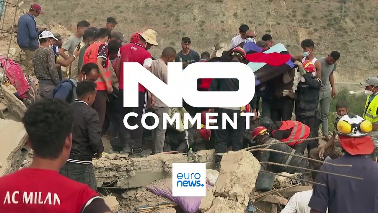 Von Felswand begraben: Marokkanisches Bergdorf komplett zerstört