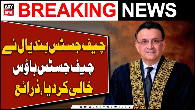 CJP Bandial vacates Chief Justice House ahead of time, sources