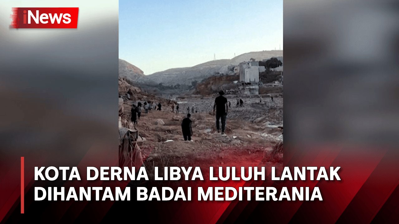 Derna Libya Hancur Diterjang Badai Ganas Mediaterania