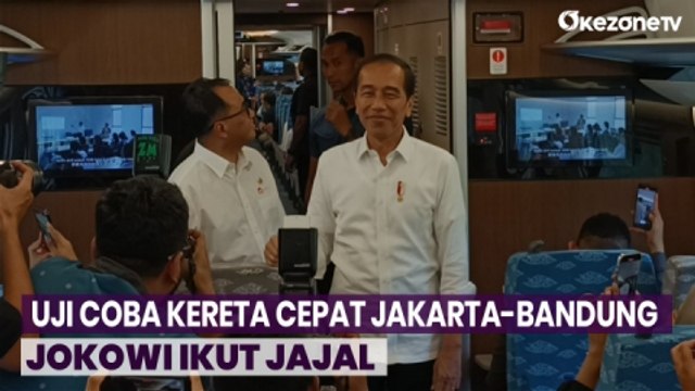 Jokowi Ajak Masyarakat Ikut Naik Kereta Cepat Jakarta-Bandung