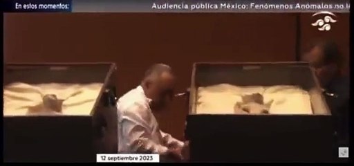 1000 yaşında olduğu tahmin edilen iki ölü uzaylı bulundu