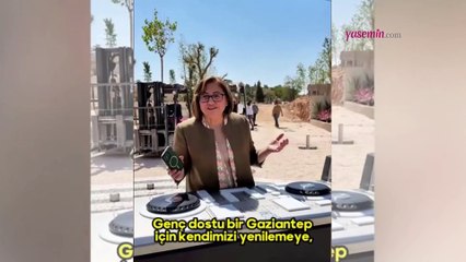 Fatma Şahin, Gaziantep'in yeni Festival Parkı'nı böyle duyurdu: "İsteyen kendi tasarladığı..."