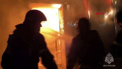 Rusya'da Üretim Tesisi ve Depoda Yangın Çıktı