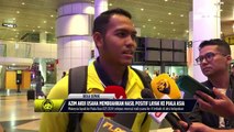 Skuad Bola Sepak B23 tahun Malaysia tiba di tanah air