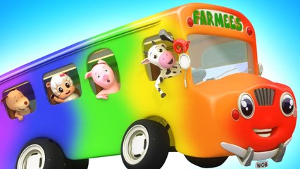 Wheels On The Bus, Vehicles - More Nursery Rhymes For Kids