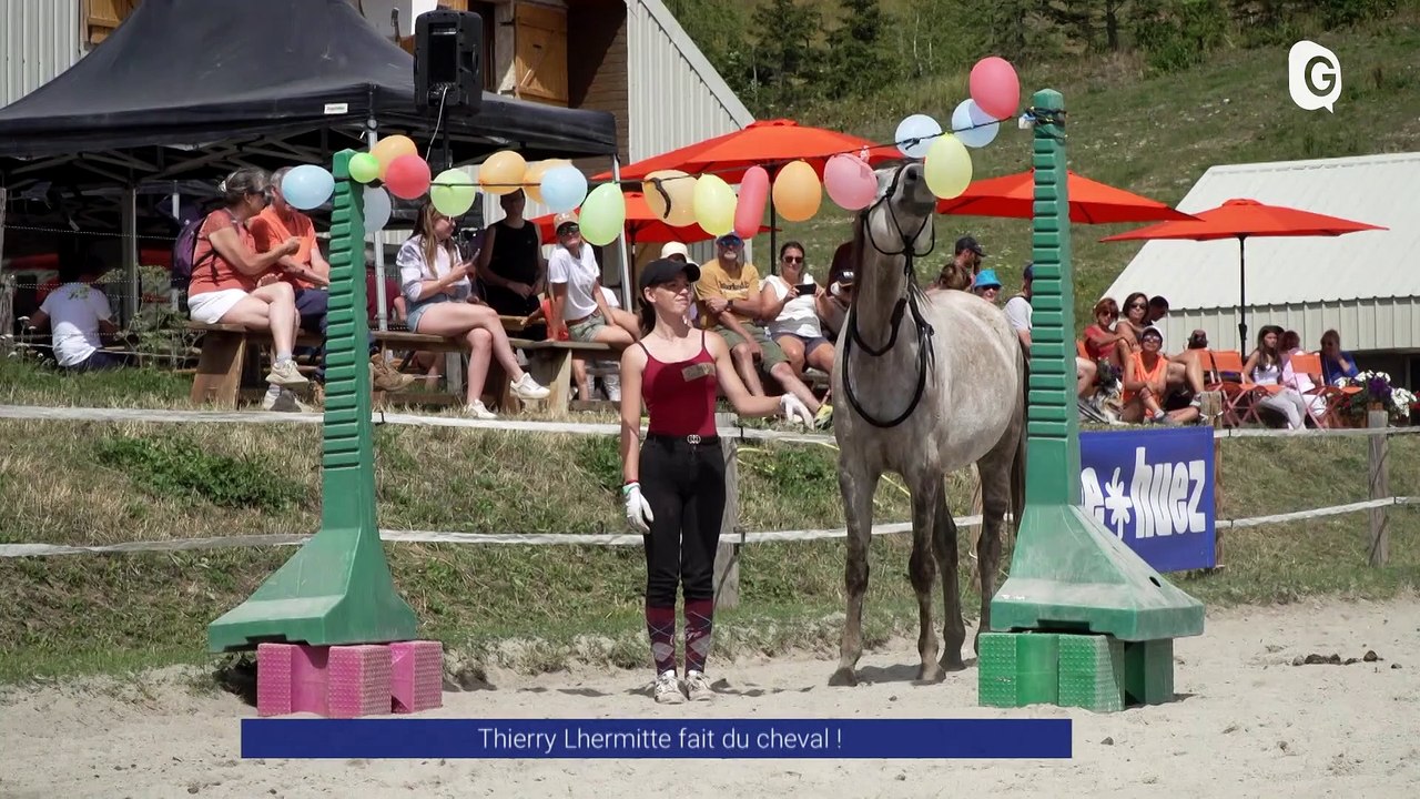 Reportage - Thierry Lhermitte fait du cheval !