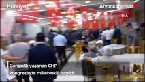 CHP Afyonkarahisar Merkez İlçe Kongresi'nde gerginlik! CHP'li Burcu Köksal baygınlık geçirdi