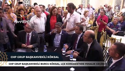 CHP Grup Başkanvekili Burcu Köksal, Afyonkarahisar'daki ilçe kongresinde fenalık geçirdi