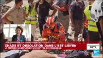 Libye :au moins 30 000 déplacés à Derna après les inondations dévastatrices