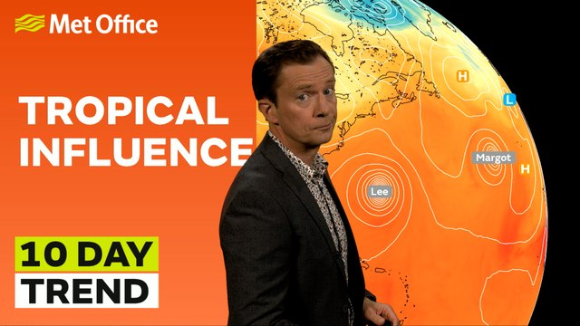 10 Day Trend 13/09/2023 – Lee or Margot or neither? Ex-hurricanes could affect our weather - Met Office Weather Forecast