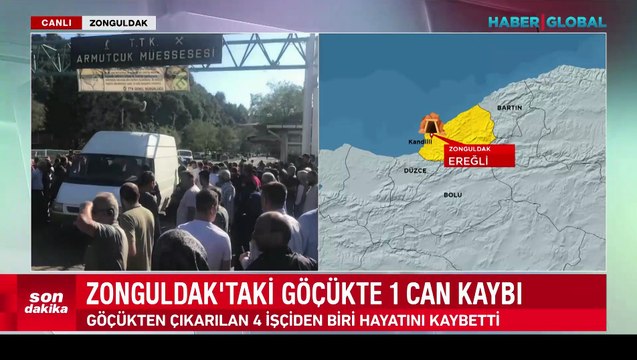 Zonguldak’ta maden ocağında göçük! Acı haber geldi