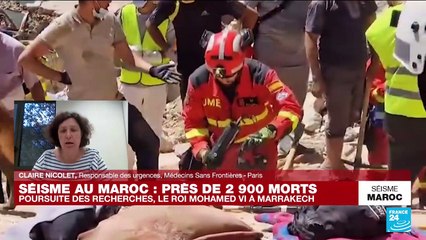 Séisme au Maroc : "les besoins sont immenses"