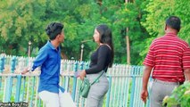 Cute মেয়ের কোলে জোর করে উঠতে গিয়ে এ কি হল  _ Prank on Cute Girl _ Prank Boy Ti