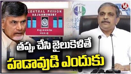 Sajjala Rama Krishna Reddy About Chandrababu Naidu Arrest | V6 News