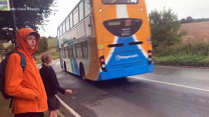 Pupils in Kingston left stranded as packed bus sweeps past