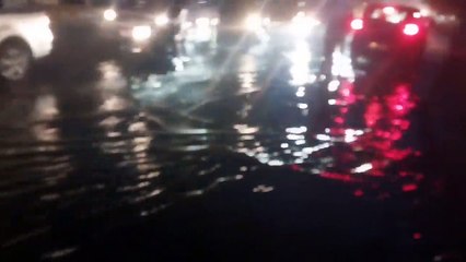 जोरदार बारिश से शहर हुआ लबालब