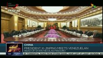 President of China receives his Venezuelan counterpart, Nicolas Maduro