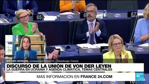 Informe desde Estrasburgo: Ursula von der Leyen realizó el discurso anual de la Unión Europea