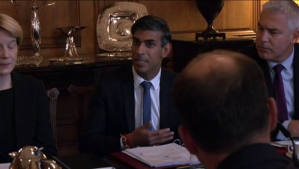 Rishi Sunak hosts health chiefs at 10 Downing Street