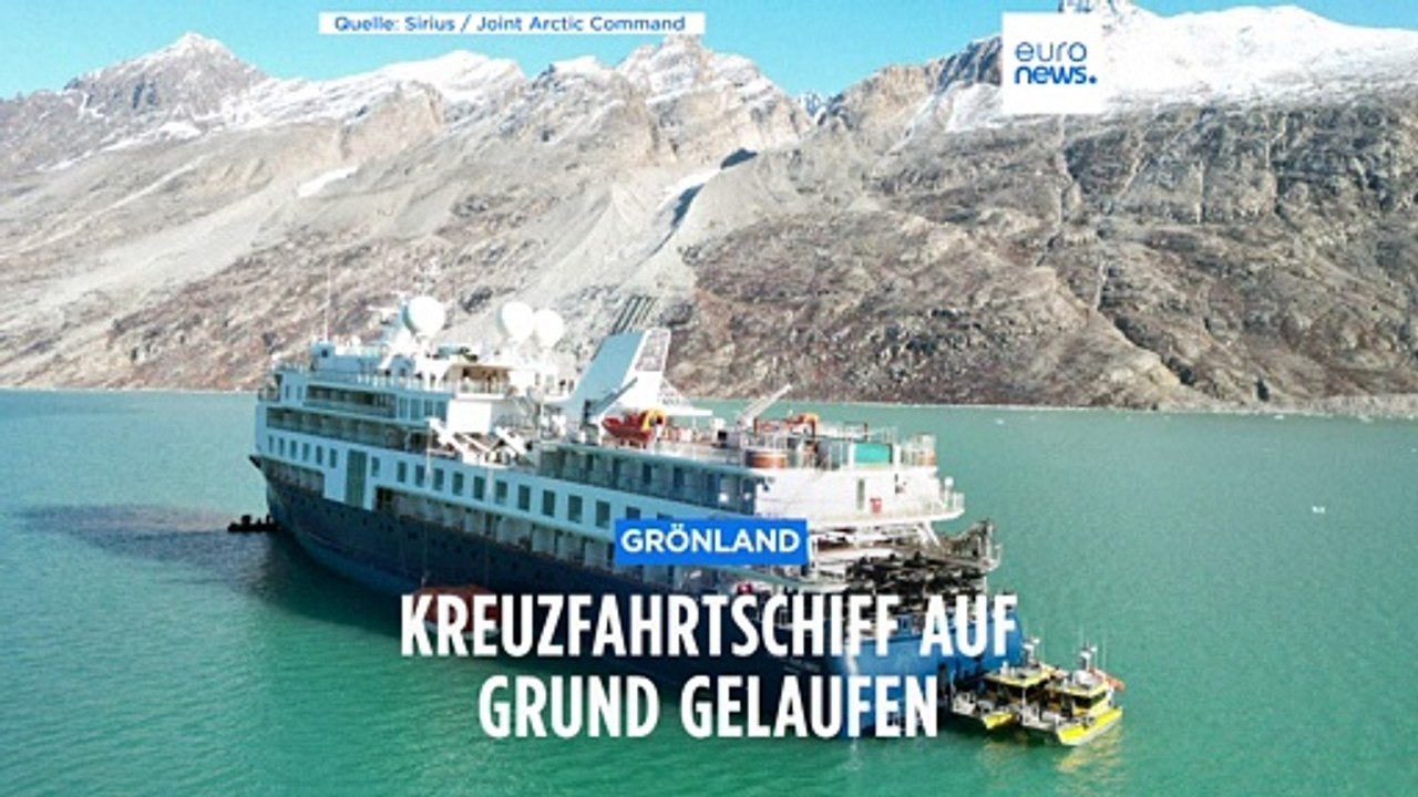 Mehr als 200 Personen an Bord: Kreuzfahrtschiff steckt vor Grönland fest