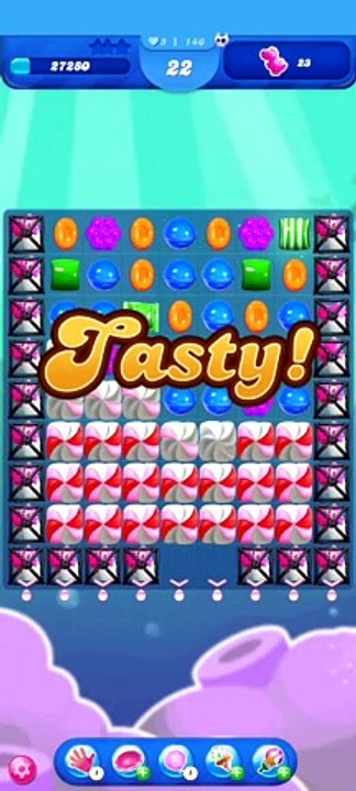 Candy Crush Saga Super Hard Level 146 (No Boosters) Updated Version-Perfect Candy Crush