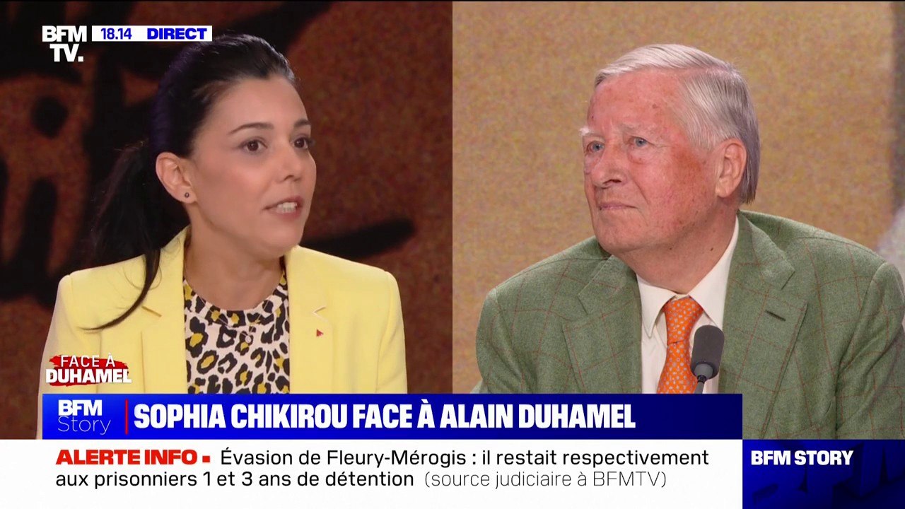 "Je ne crois pas que je sous-estime Jean-Luc Mélenchon": à l'occasion de la sortie de son livre "Le prince balafré", Alain Duhamel répond aux questions de Sophia Chikirou, députée LFI