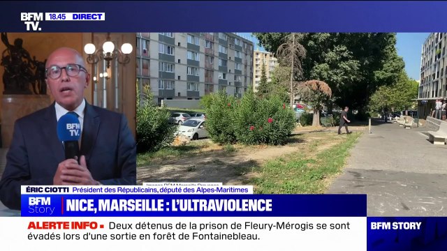 Ultraviolence: Il faut y mettre un terme par de la fermeté, de l'autorité et des peines de prison ferme extrêmement dissuasives , pour le président des Républicains, Éric Ciotti