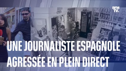 "Il vient de te mettre la main aux fesses ?"  Cette journaliste espagnole agressée sexuellement en plein direct