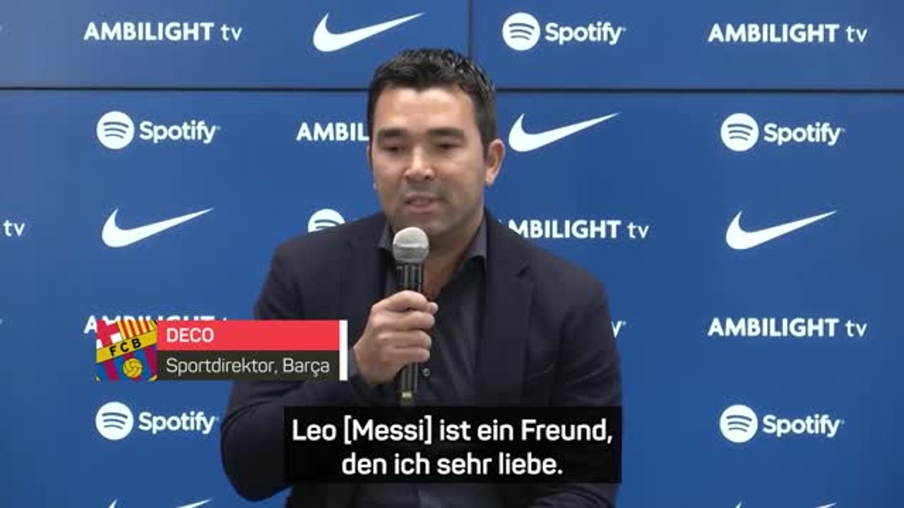Deco: 'Wünschen Messi, dass er glücklich ist'