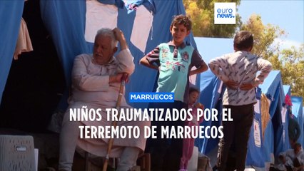 El trauma, la tarea más difícil de superar para los niños tras el terremoto de Marruecos
