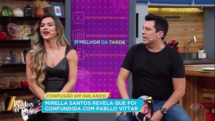 Mirela conta situação constrangedora em aeroporto |Melhor da Tarde